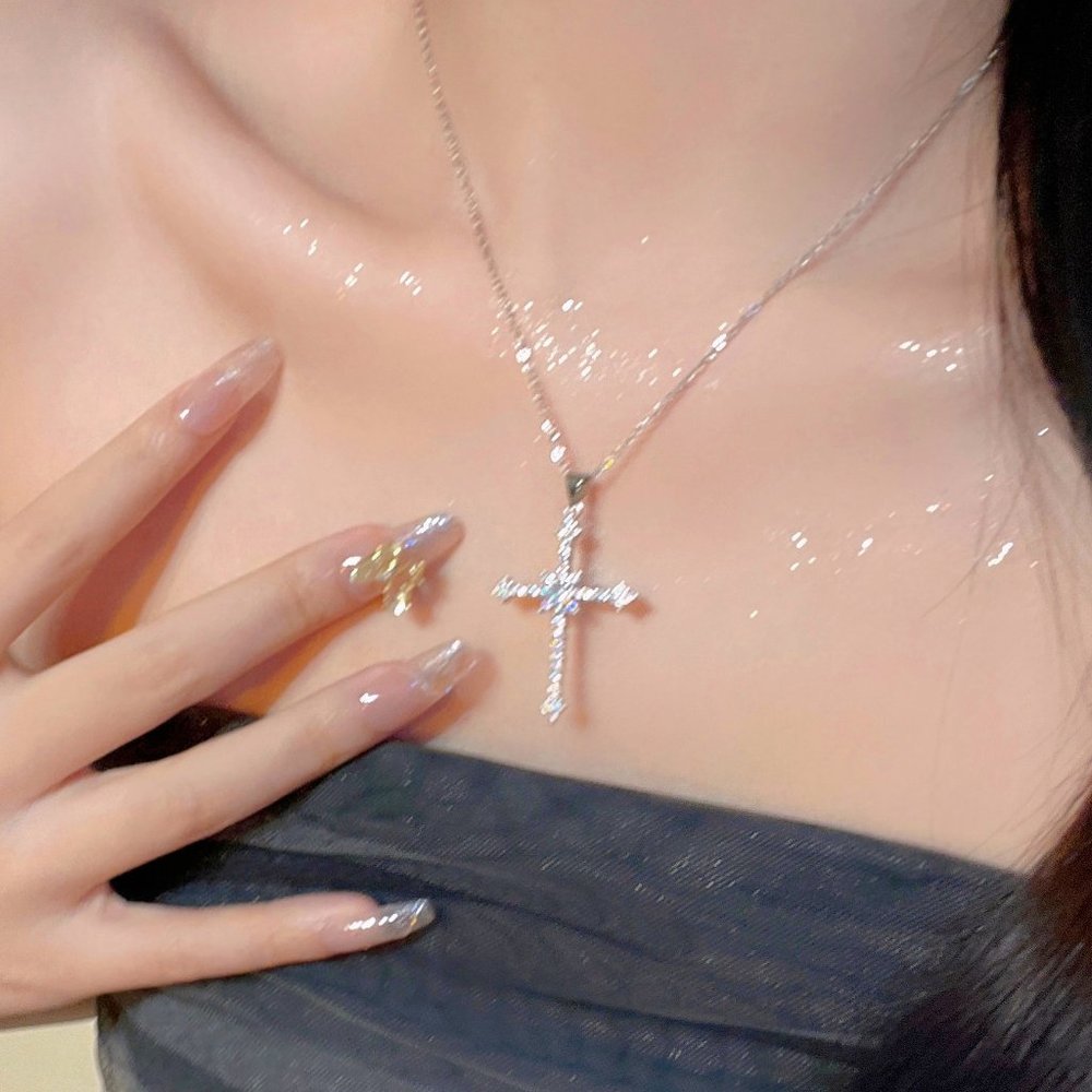 cross star necklace
